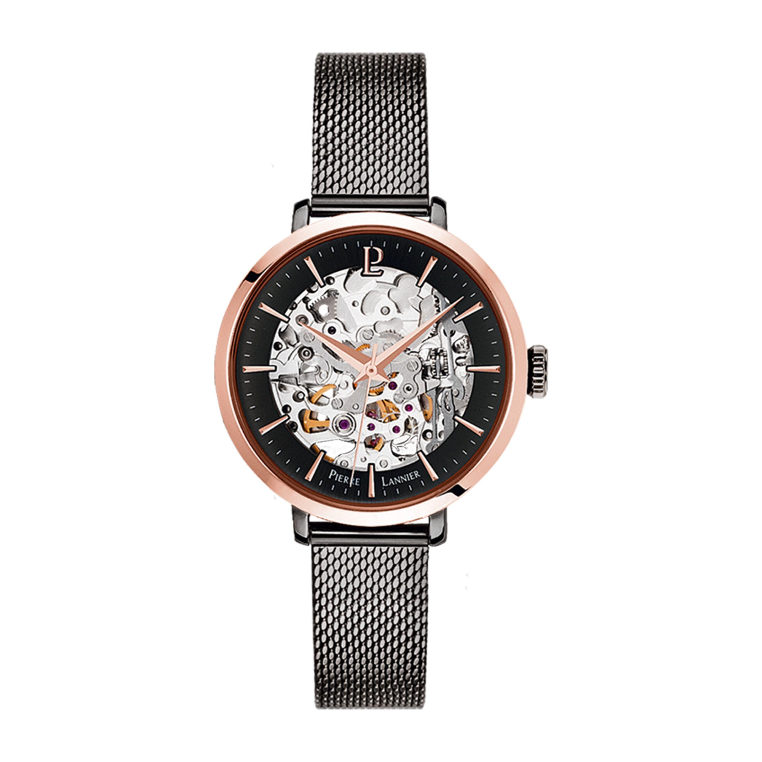 pierre-lannier-automatic-montre-automatique-acier-35-mm image 1