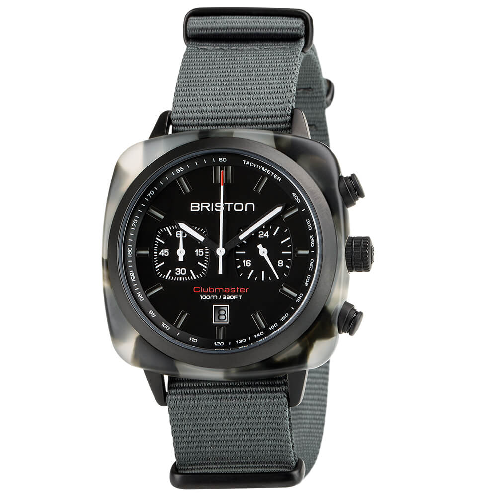 briston-clubmaster-sport-chrono-alpine-hunter-42-mm-noir-mat image 1