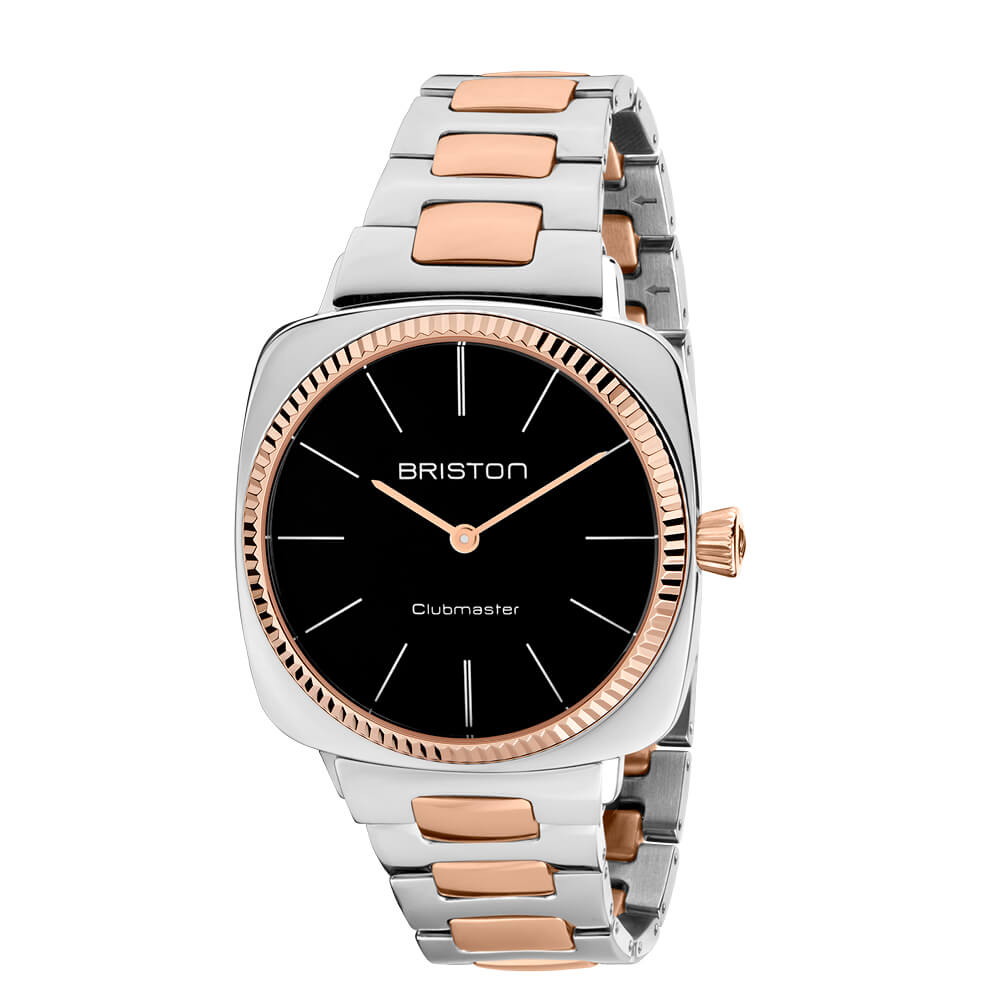 briston-clubmaster-elegant-montre-37-mm-acier-gold-noir image 1