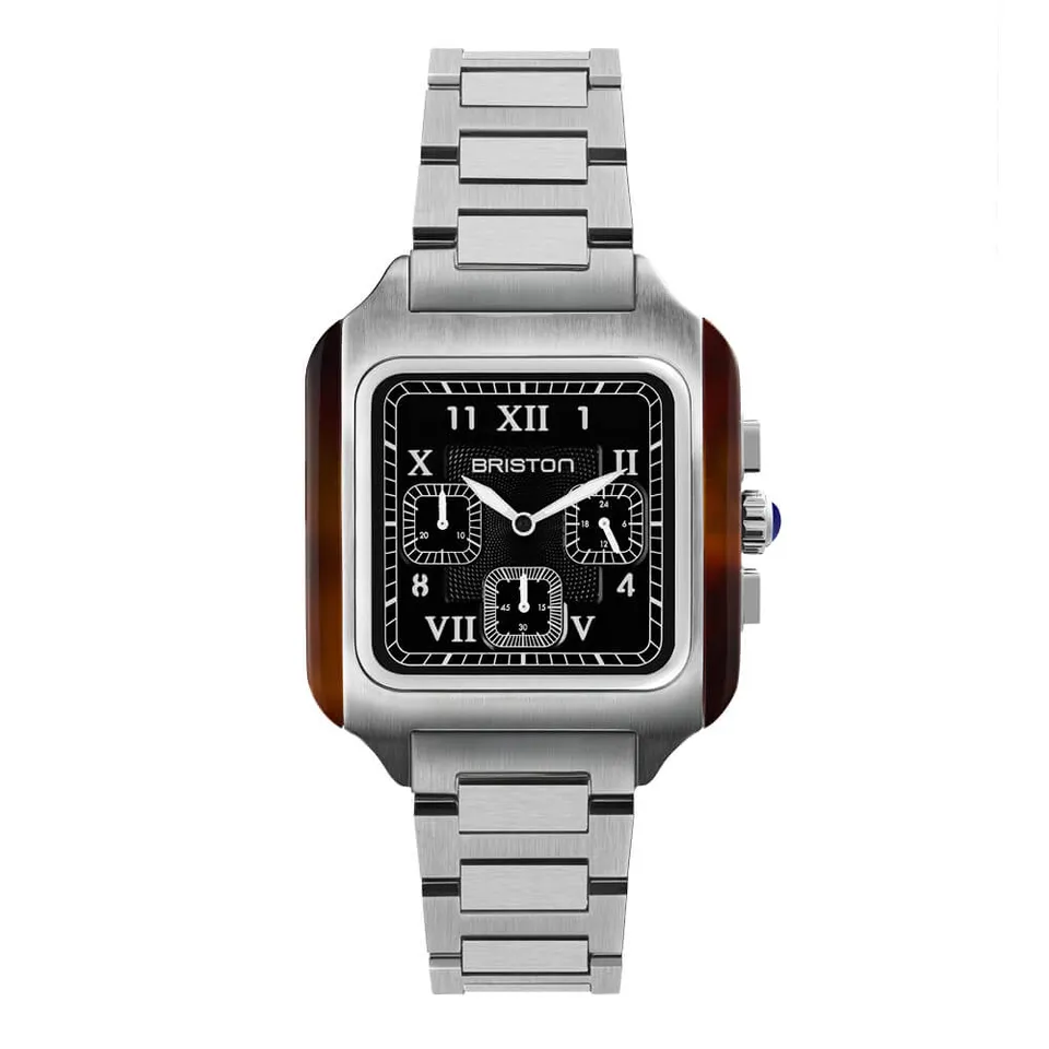 briston-streamliner-kennedy-chrono-acier-38-5-mm-noir image 1