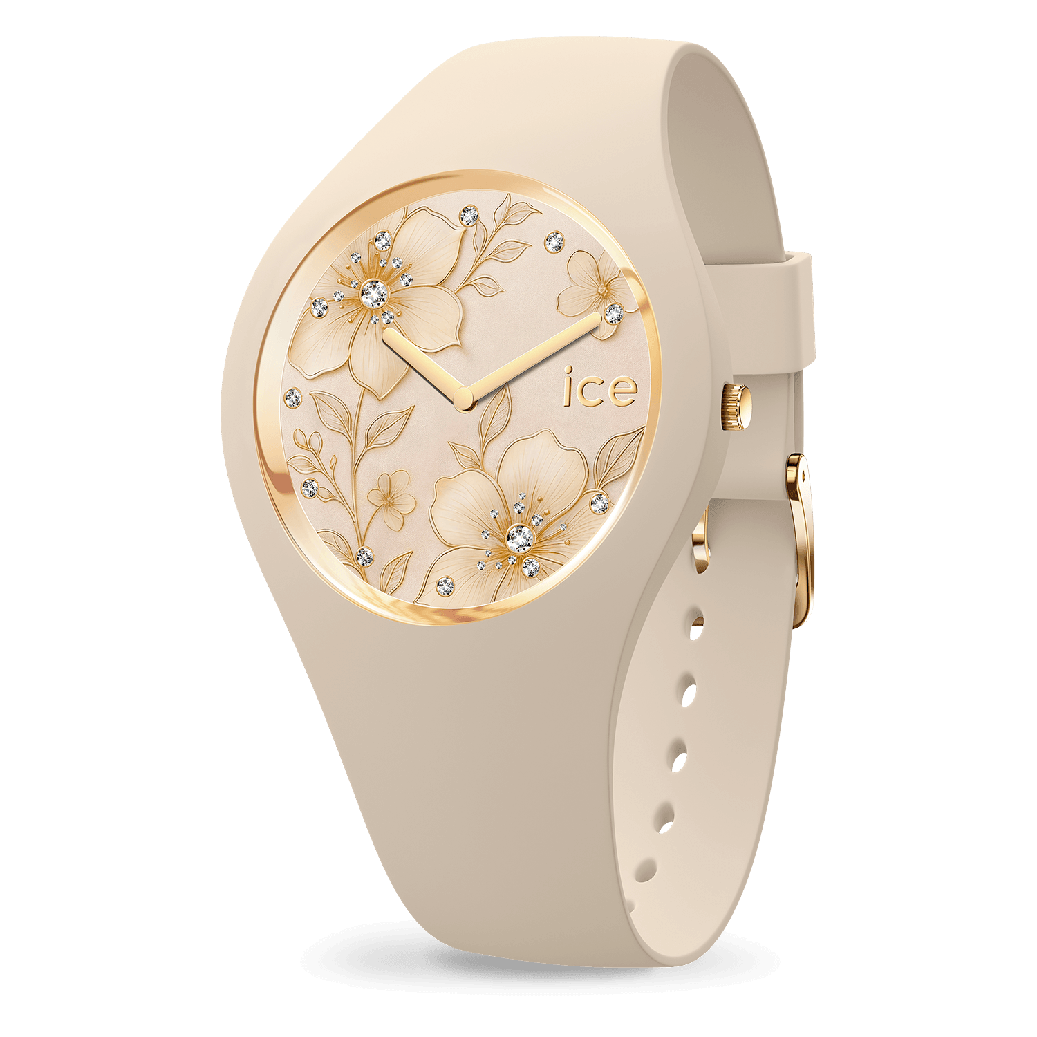 ice-watch-ice-flower-montre-femme-ivory-grace-florale-cr-me image 1