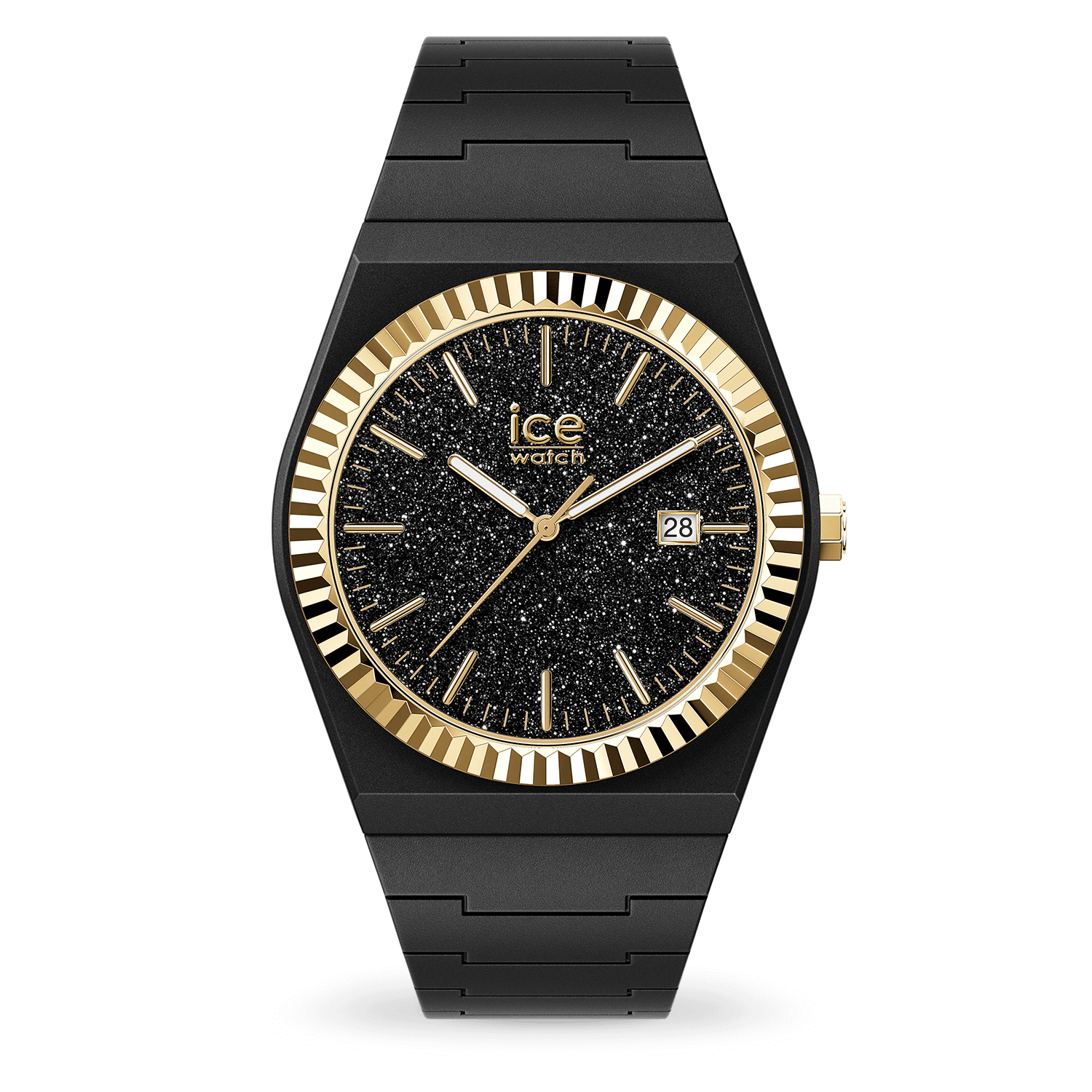 ice-watch-ice-power-black-glitter-gold-montre-femme-noire-et-dor-e image 1