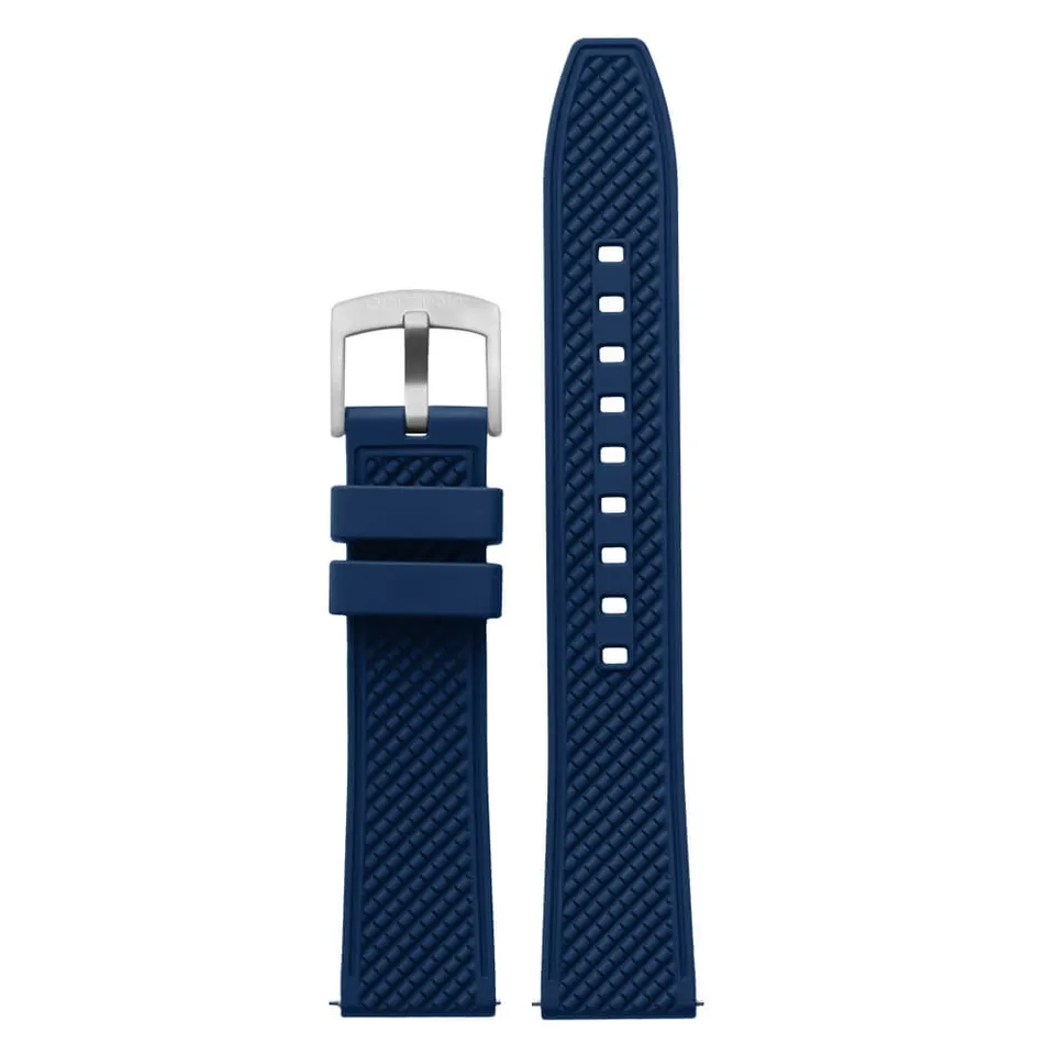 briston-bracelet-rubber-fkm-20-mm-bleu-marine-mat image 1