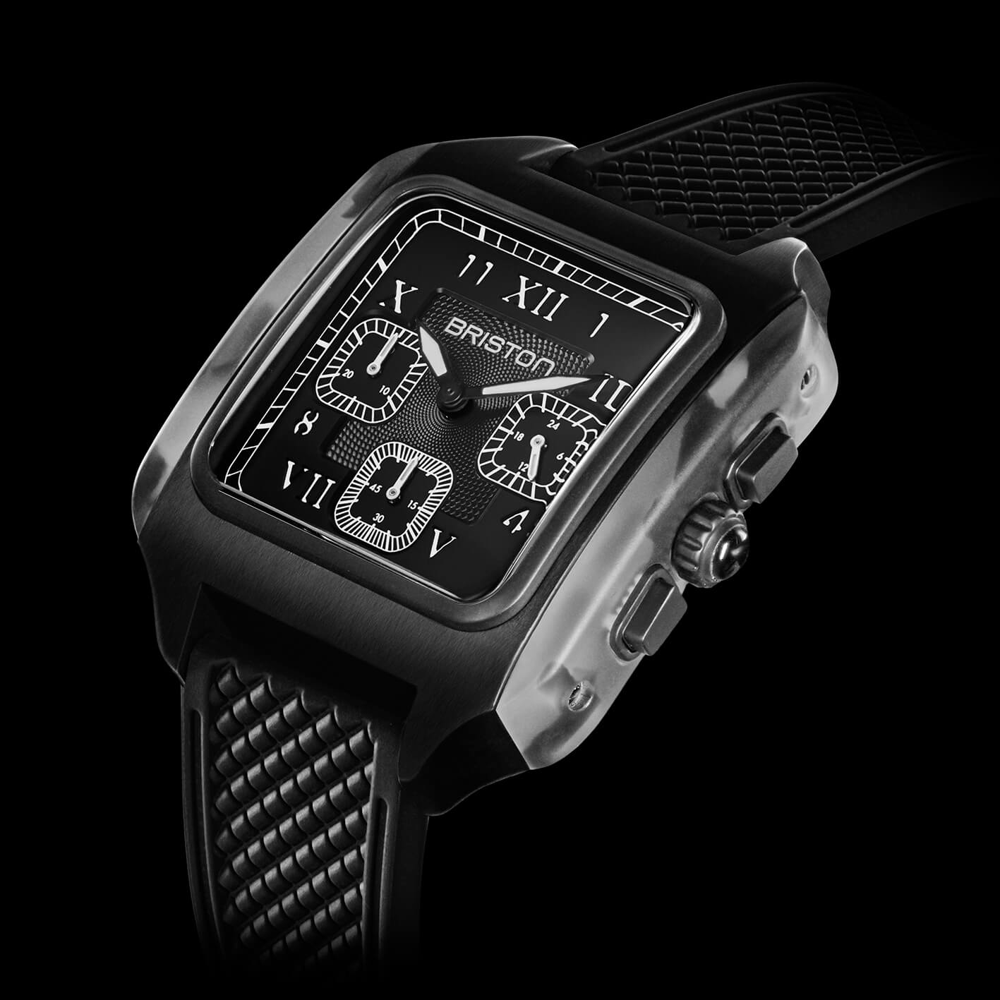 briston-streamliner-kennedy-chrono-alpine-hunter-38-5-mm-noir-mat image 5