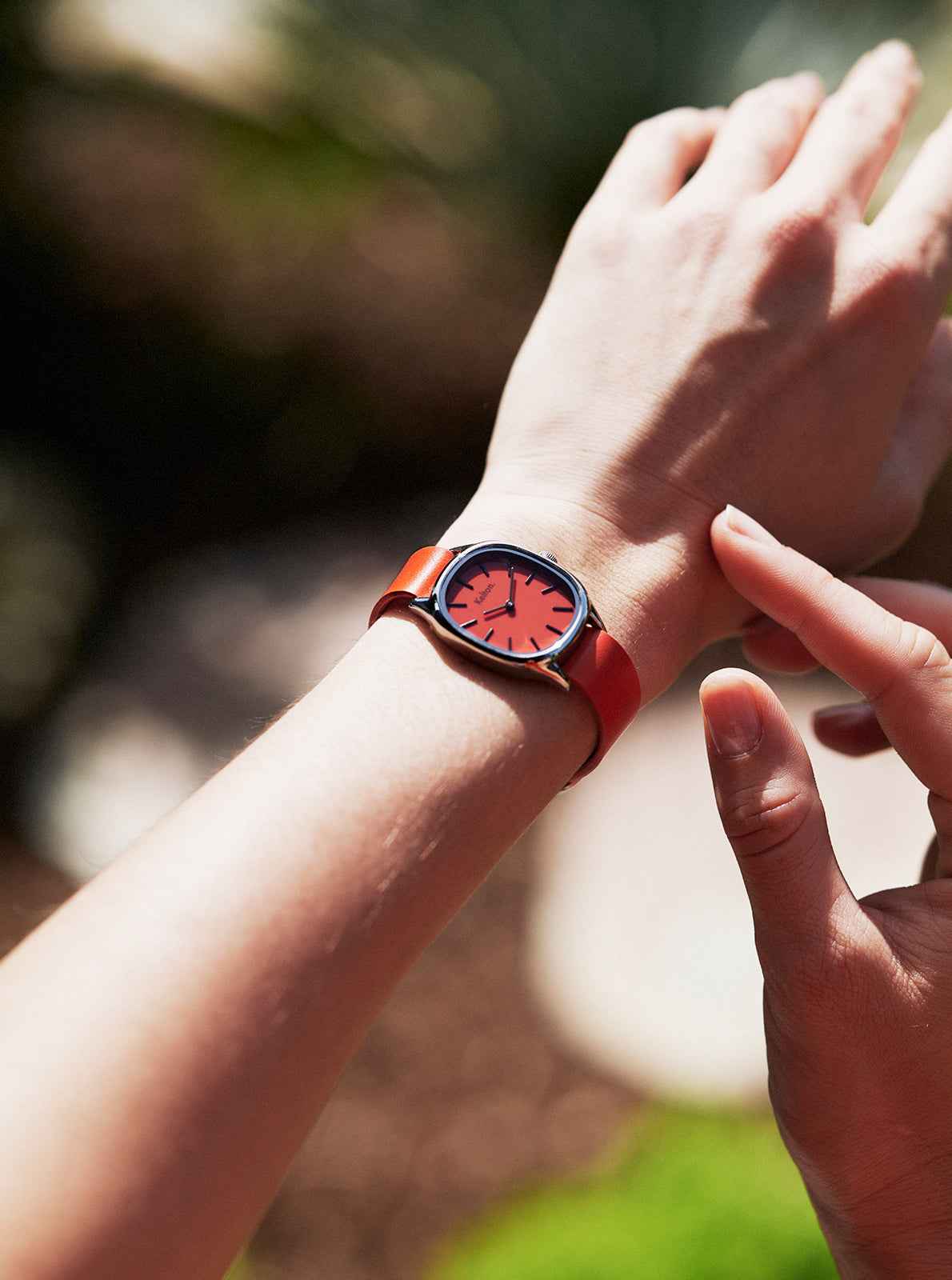 kelton-colorama-montre-mandarine-ovale image 2