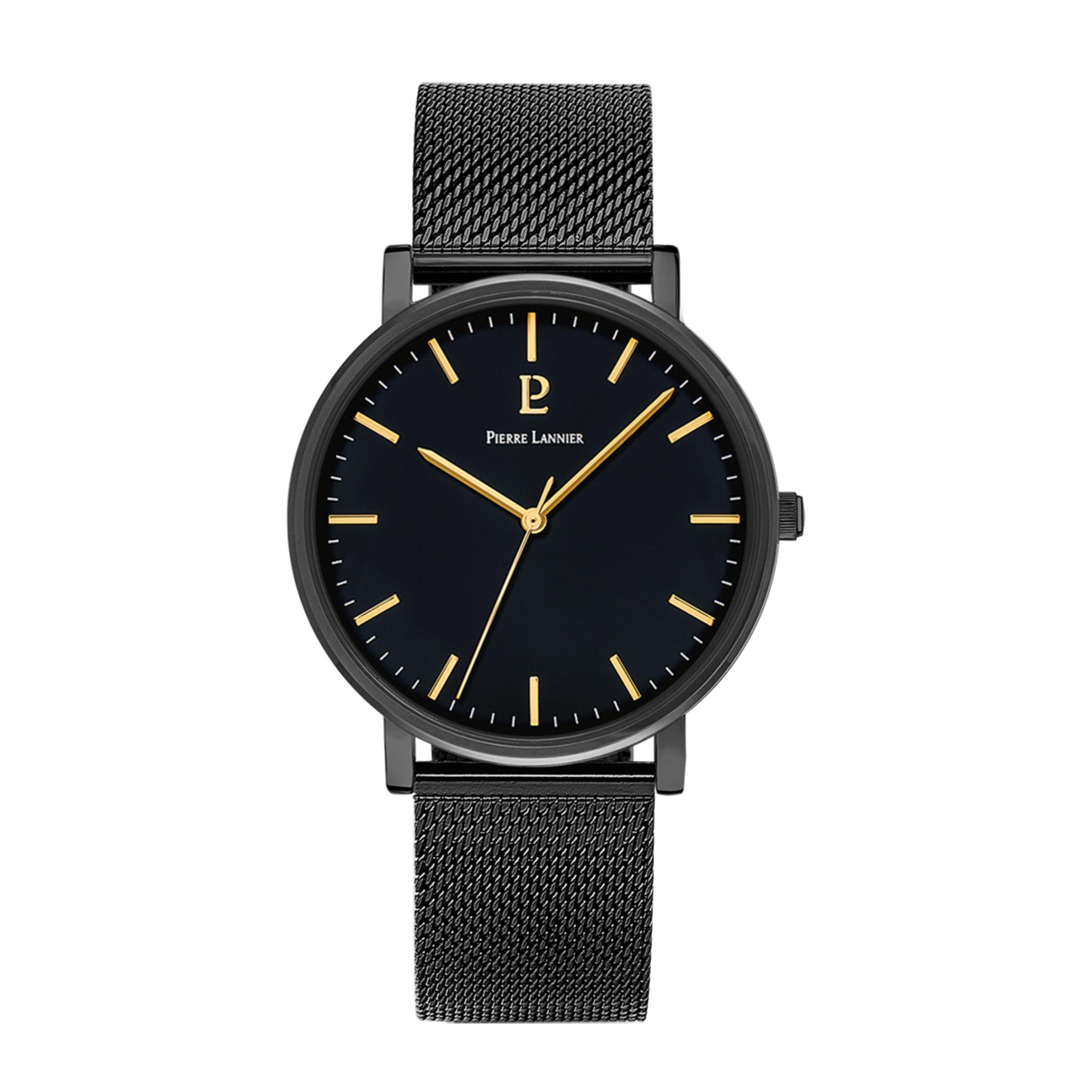 pierre-lannier-essential-montre-homme-quartz-acier-inoxydable-40-5-mm-5-atm image 1