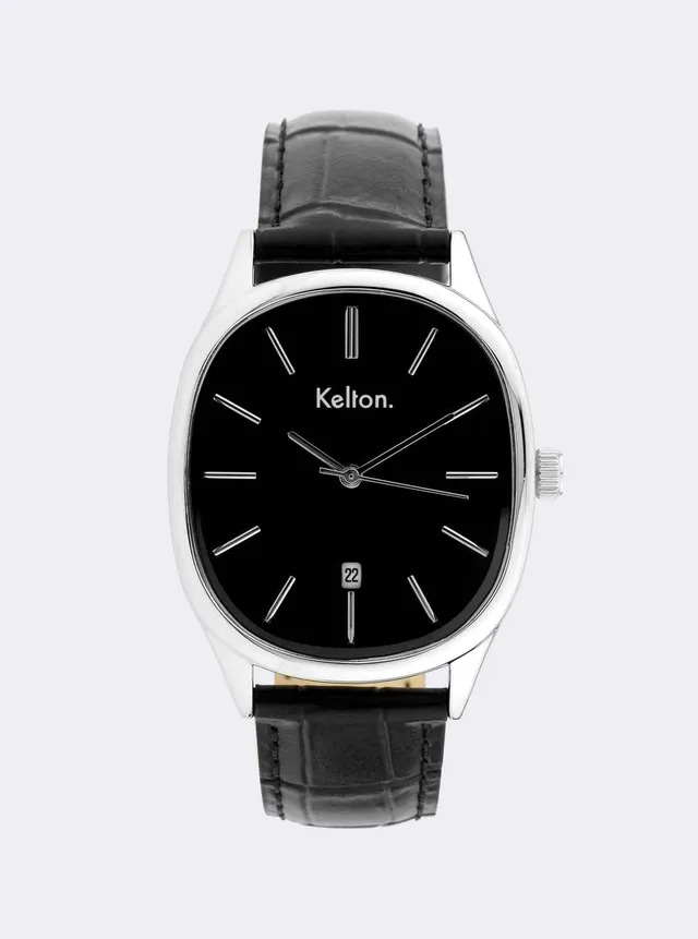 kelton-grande-colorama-montre-noir-large-35mm-date image 1