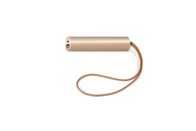 lexon-fine-tube-batterie-externe-3000-mah-dor-e-usb-a-usb-c image 1