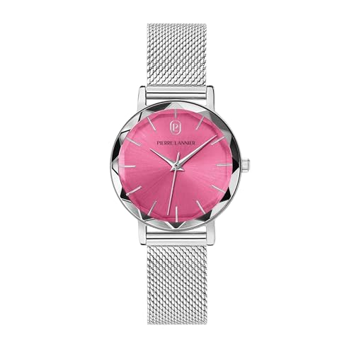 pierre-lannier-multiples-009m651-montre-femme-rose-glamour-verre-facett image 7