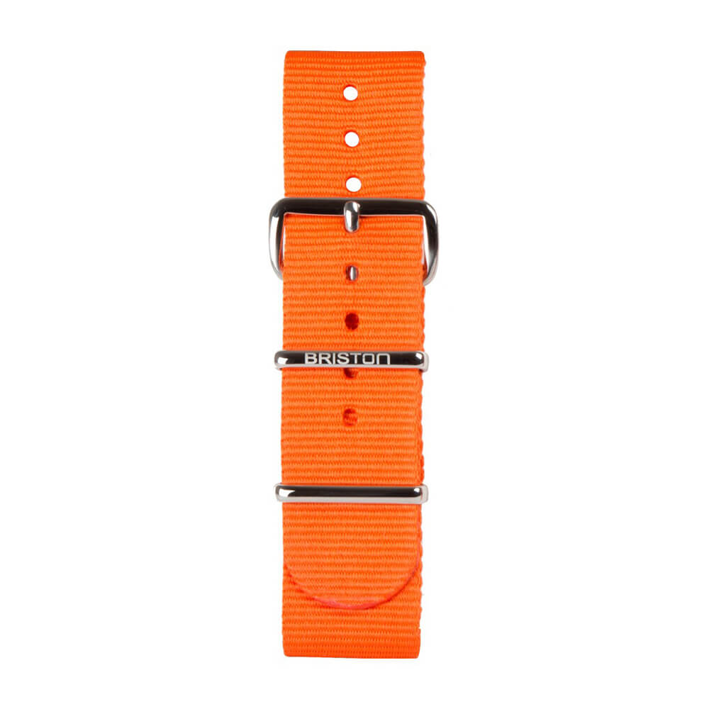 briston-clubmaster-classic-bracelet-type-nato-20-mm-orange image 3