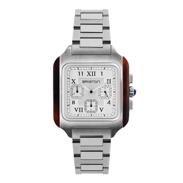 briston-streamliner-kennedy-chrono-acier-blanc-38-5-mm image 1