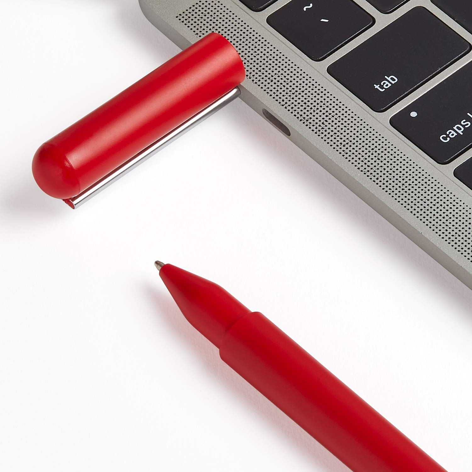 lexon-c-pen-stylo-bille-noir-cl-usb-c-32-go-blanc-glossy image 6
