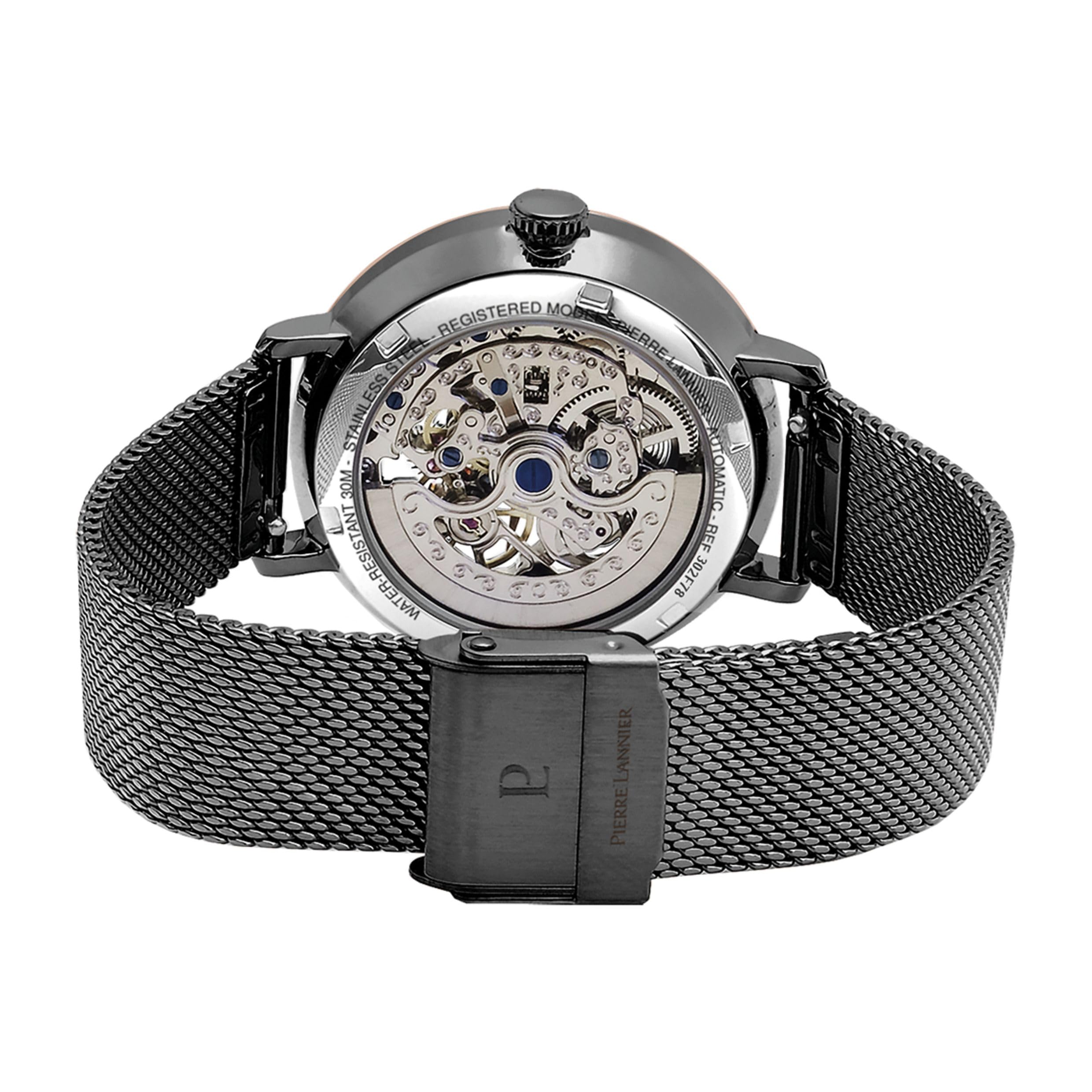 pierre-lannier-c-leste-montre-automatique-37-mm-acier-inoxydable-3-atm image 5