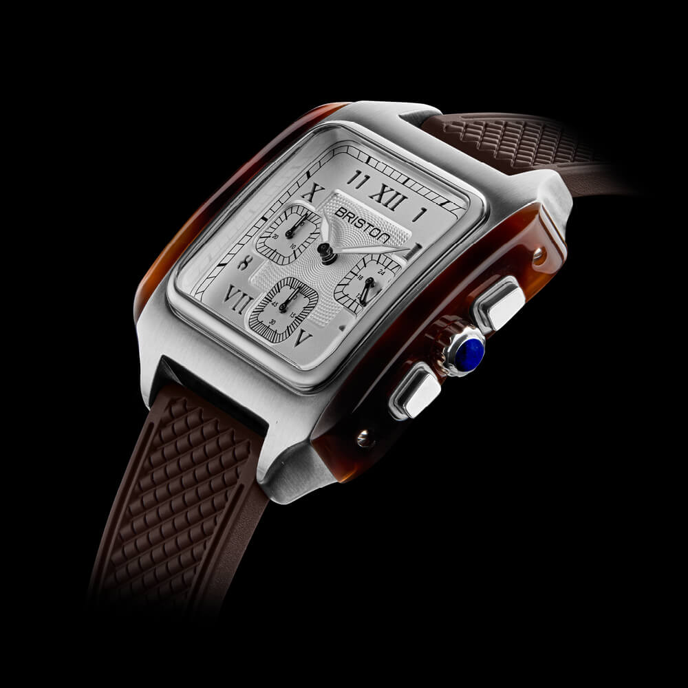 briston-streamliner-kennedy-chrono-38-5-mm-blanc-quartz image 5