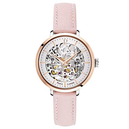 pierre-lannier-312b625-montre-femme-automatique-35-mm-bracelet-cuir-rose image 5