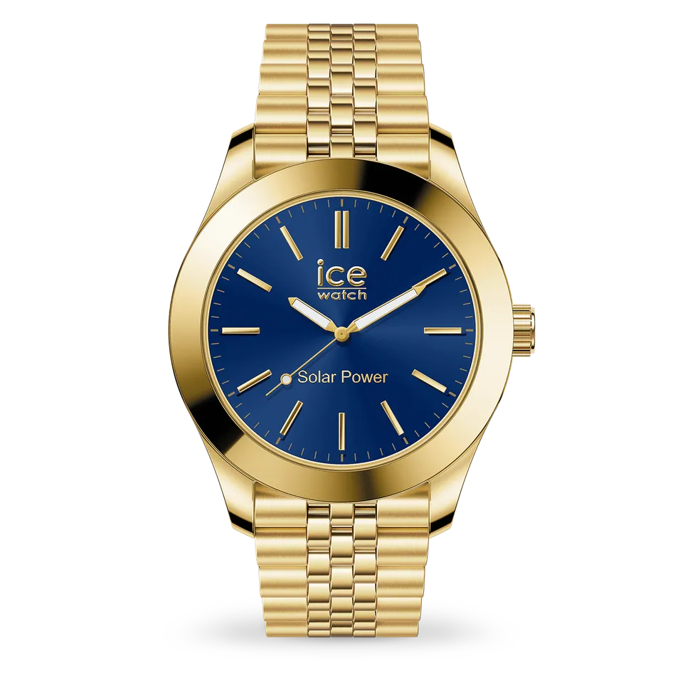 ice-watch-ice-steel-solar-montre-solaire-gold-blue image 1