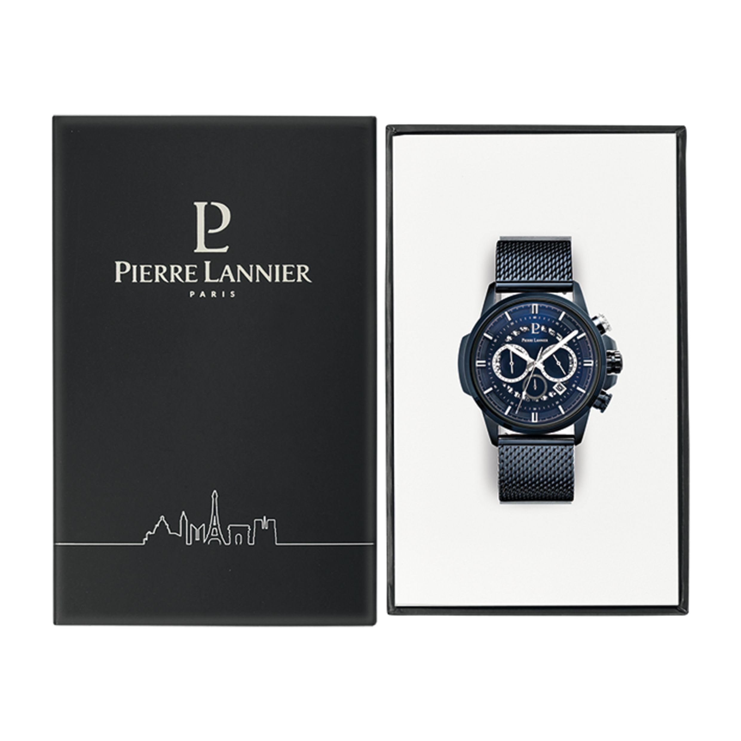 pierre-lannier-sentinelle-chronographe-quartz-44-mm-bleu-acier-5-atm image 5