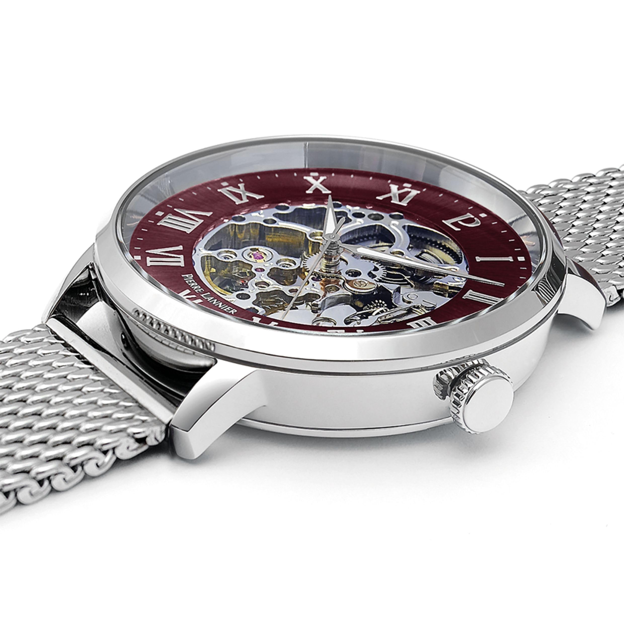 pierre-lannier-automatic-montre-automatique-42-mm-acier-inoxydable-5-atm-3 image 4
