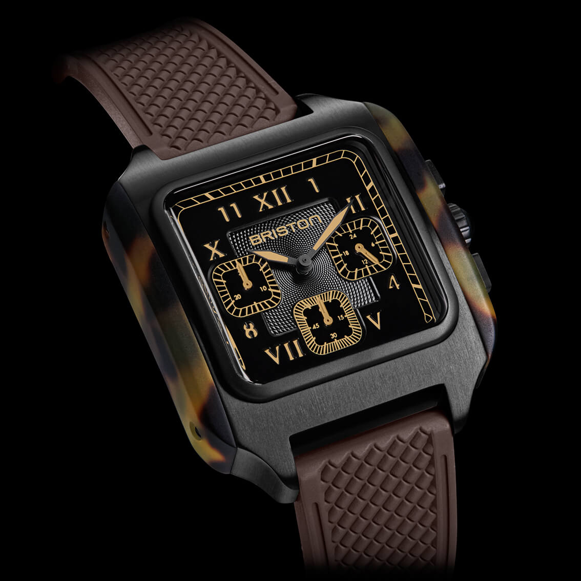 briston-streamliner-kennedy-chrono-safari-pvd-noir-38-5-mm image 2
