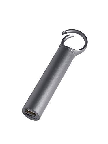 lexon-nomaday-batterie-externe-3000-mah-avec-mousqueton-gris-fonc image 8