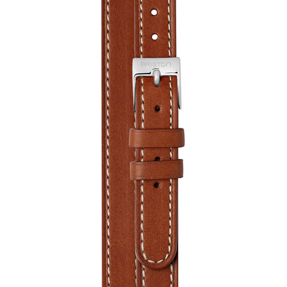 briston-bracelet-cuir-2-brins-12-mm-marron-clubmaster-lady image 1