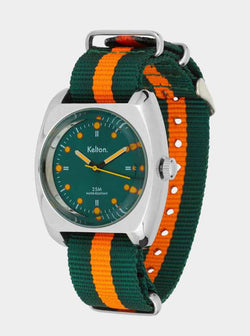 kelton-rc2-green-orange-nato-montre-cadran-vert-indianapolis image 2