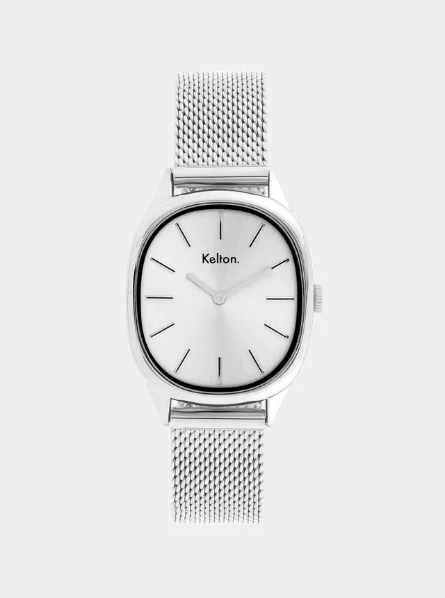 kelton-colorama-mesh-argent-montre-full-argent-14mm-assembl-e-en-france image 1
