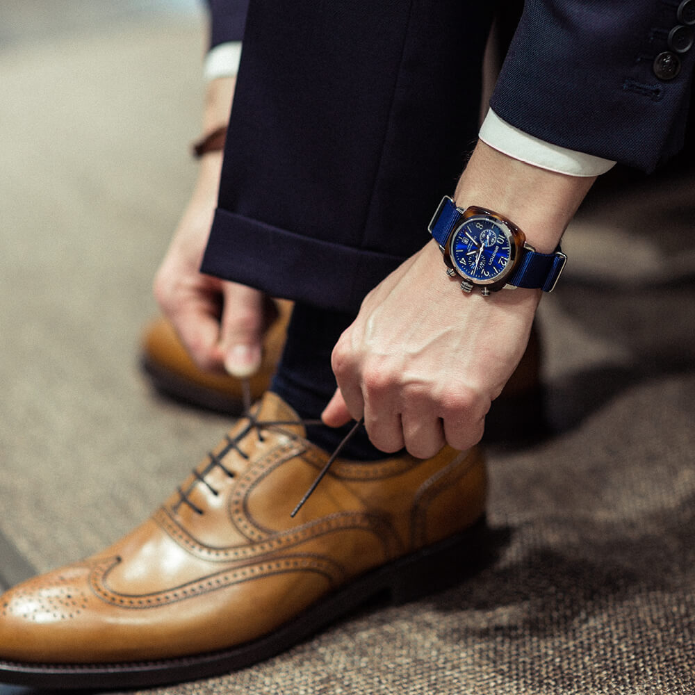 briston-clubmaster-classic-chrono-40-mm-bleu-marine image 3
