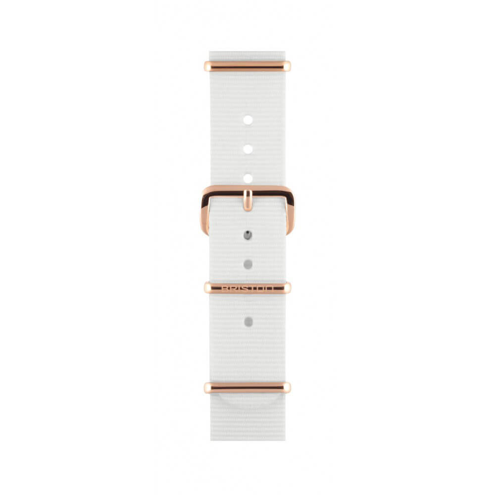 briston-clubmaster-classic-bracelet-type-nato-18-mm-blanc image 2
