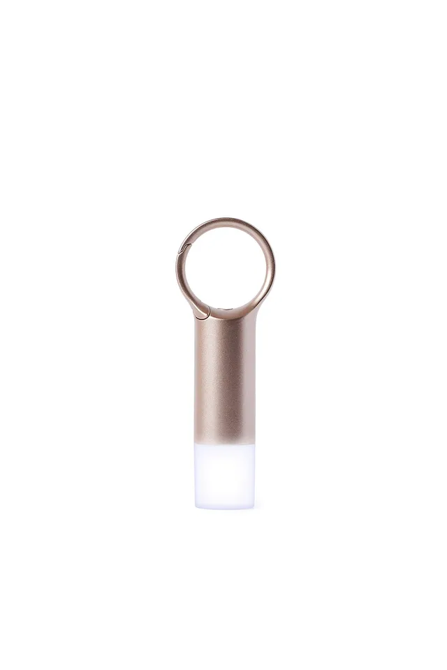 lexon-nomaday-flash-lampe-led-signalisation-mousqueton-dor-e image 1