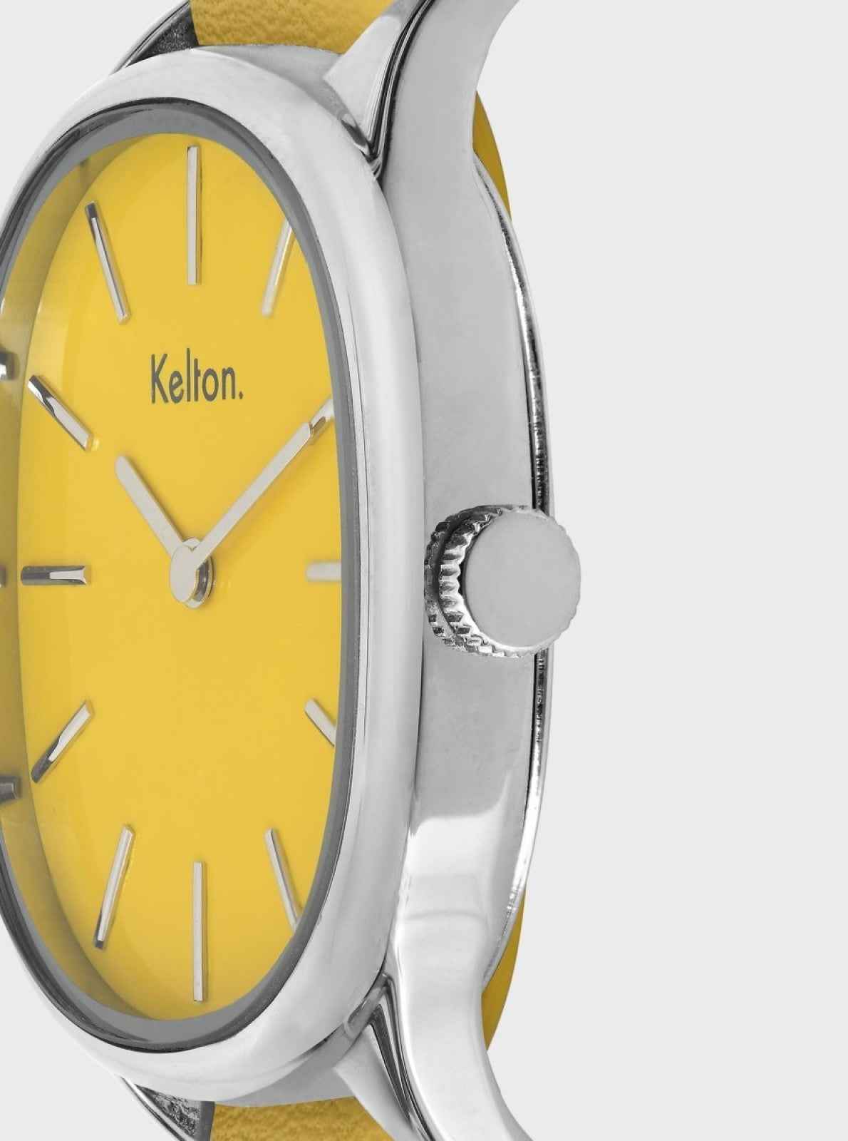 kelton-colorama-montre-jaune-ovale-pop-bracelet-interchangeable image 3