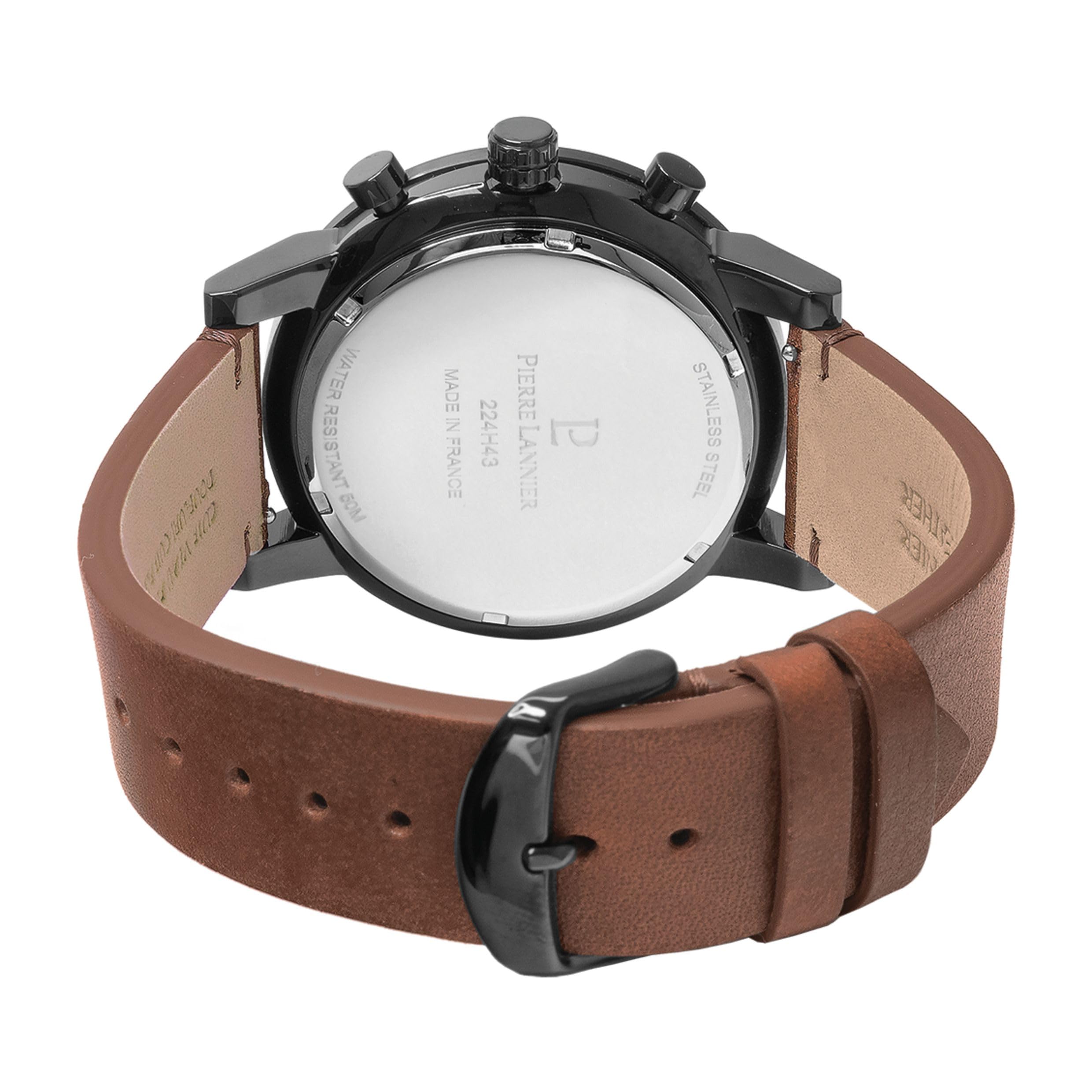 pierre-lannier-criterium-chronographe-quartz-45-mm-acier-5-atm image 4
