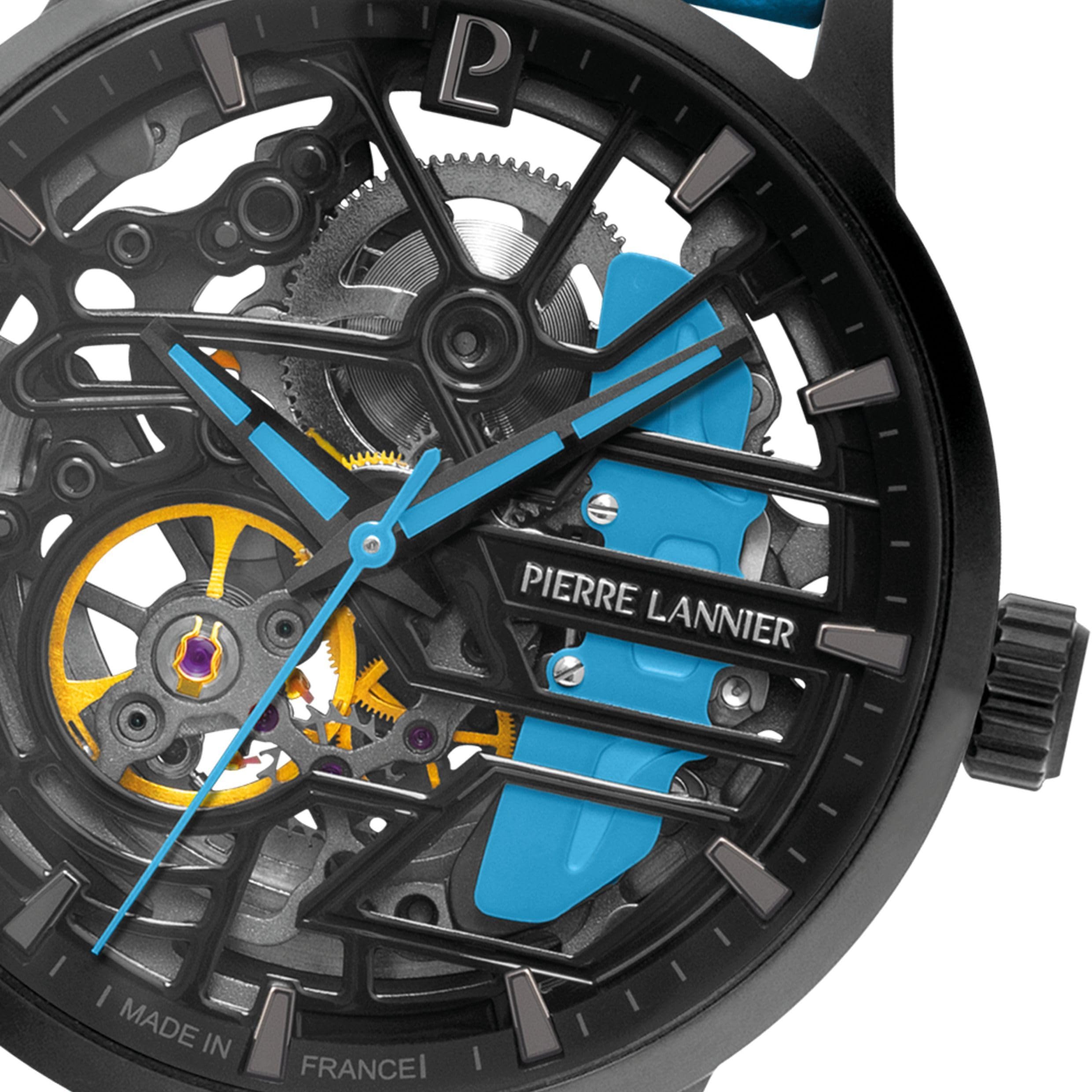 pierre-lannier-montre-automatique-paddock-39-mm-acier-inoxydable-5-atm-2 image 5