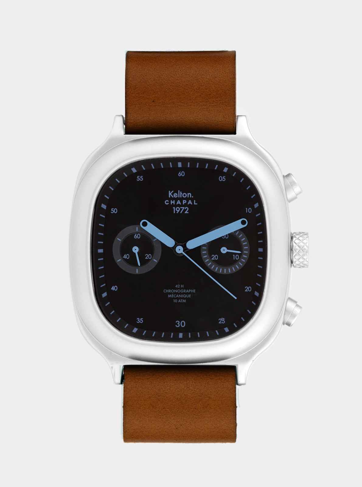 montre-kelton-x-chapal-chronographe-1972-skyblue-m-canique-limit-e-100-exemplair image 8
