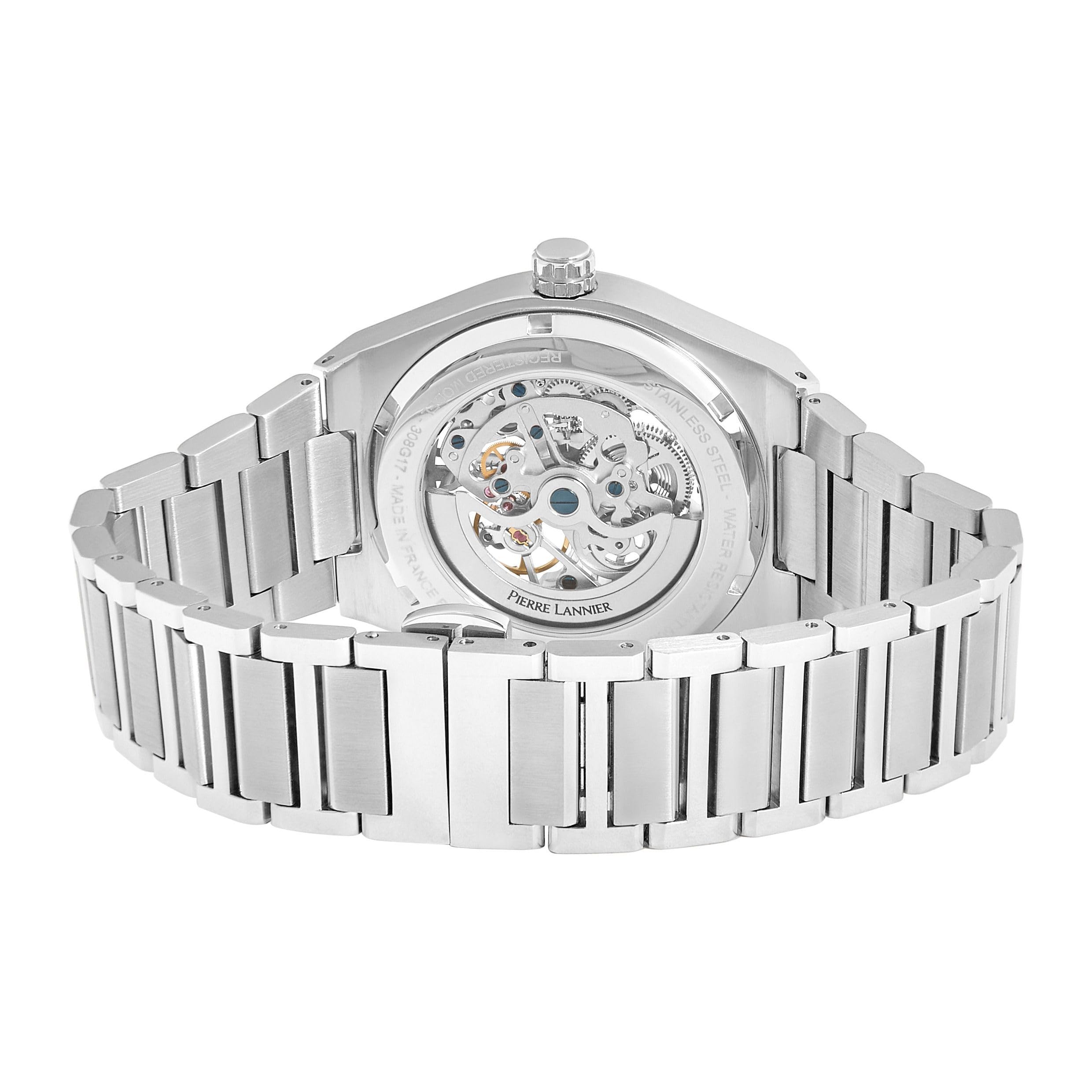 pierre-lannier-automatic-montre-automatique-homme-42-5-mm-acier-5-atm image 4