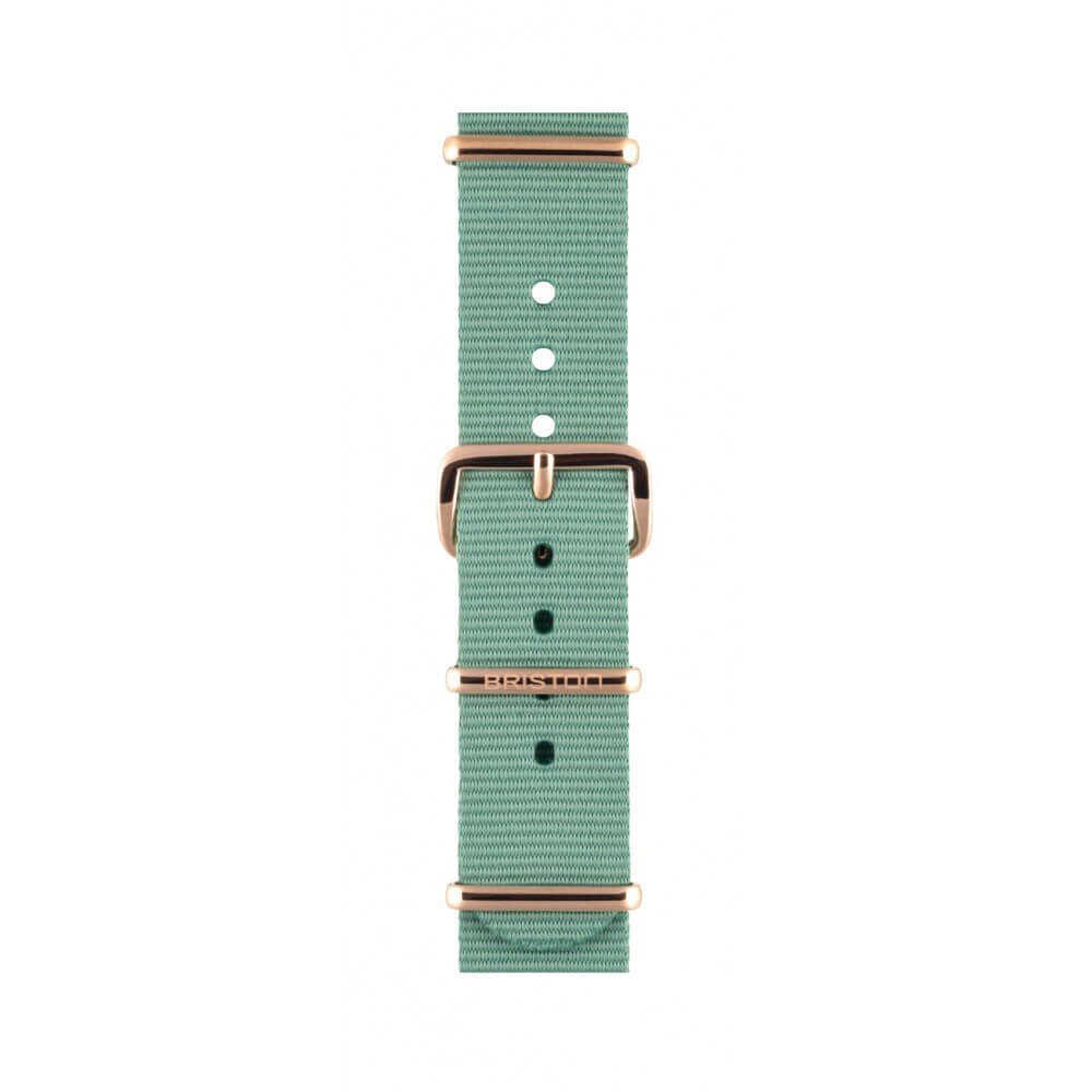briston-clubmaster-classic-bracelet-type-nato-18-mm-vert-d-eau image 2