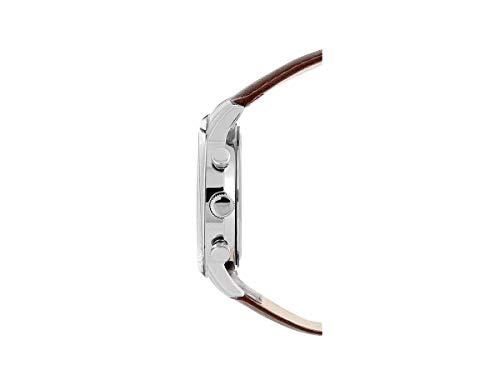 pierre-lannier-224g169-montre-homme-43-mm-bracelet-cuir-marron-cadran-argent image 6