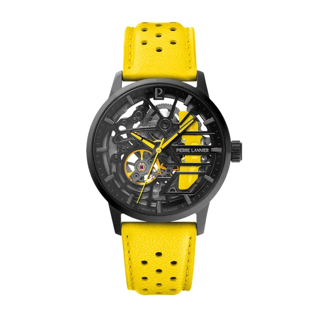 pierre-lannier-paddock-montre-automatique-39-mm-acier-inoxydable-5-atm-2 image 1