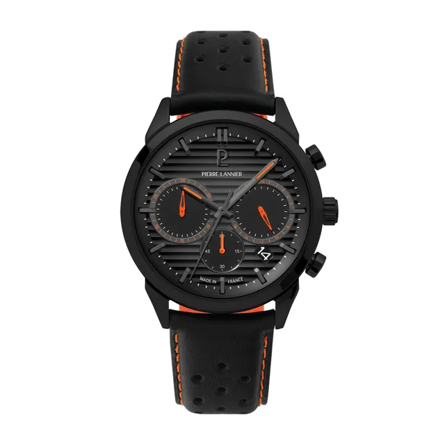 pierre-lannier-monarck-chronographe-quartz-43-mm-acier-inoxydable-5-atm image 1