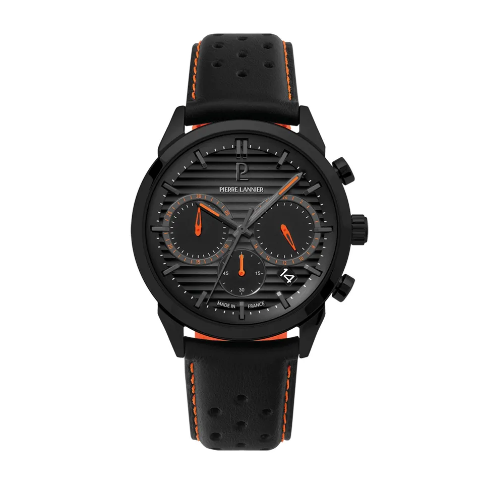 pierre-lannier-monarck-chronographe-quartz-43-mm-acier-inoxydable-5-atm image 1