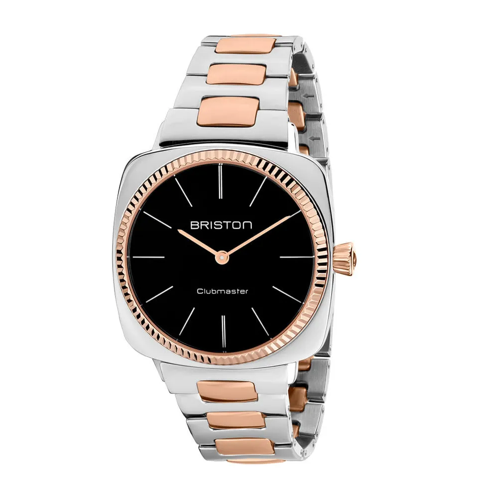 briston-clubmaster-elegant-montre-37-mm-acier-gold-noir image 1