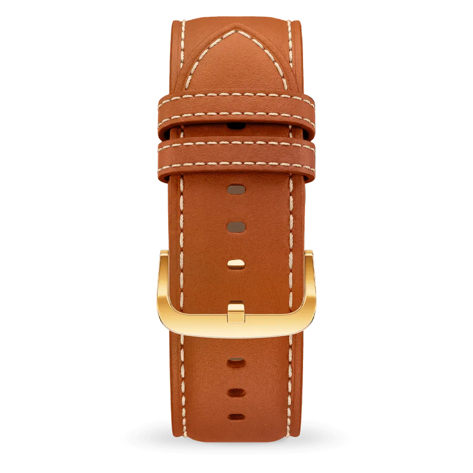 ice-watch-band-leather-22mm-bracelet-cuir-camel-boucle-dor-e-pour-ice-smart-tks- image 1