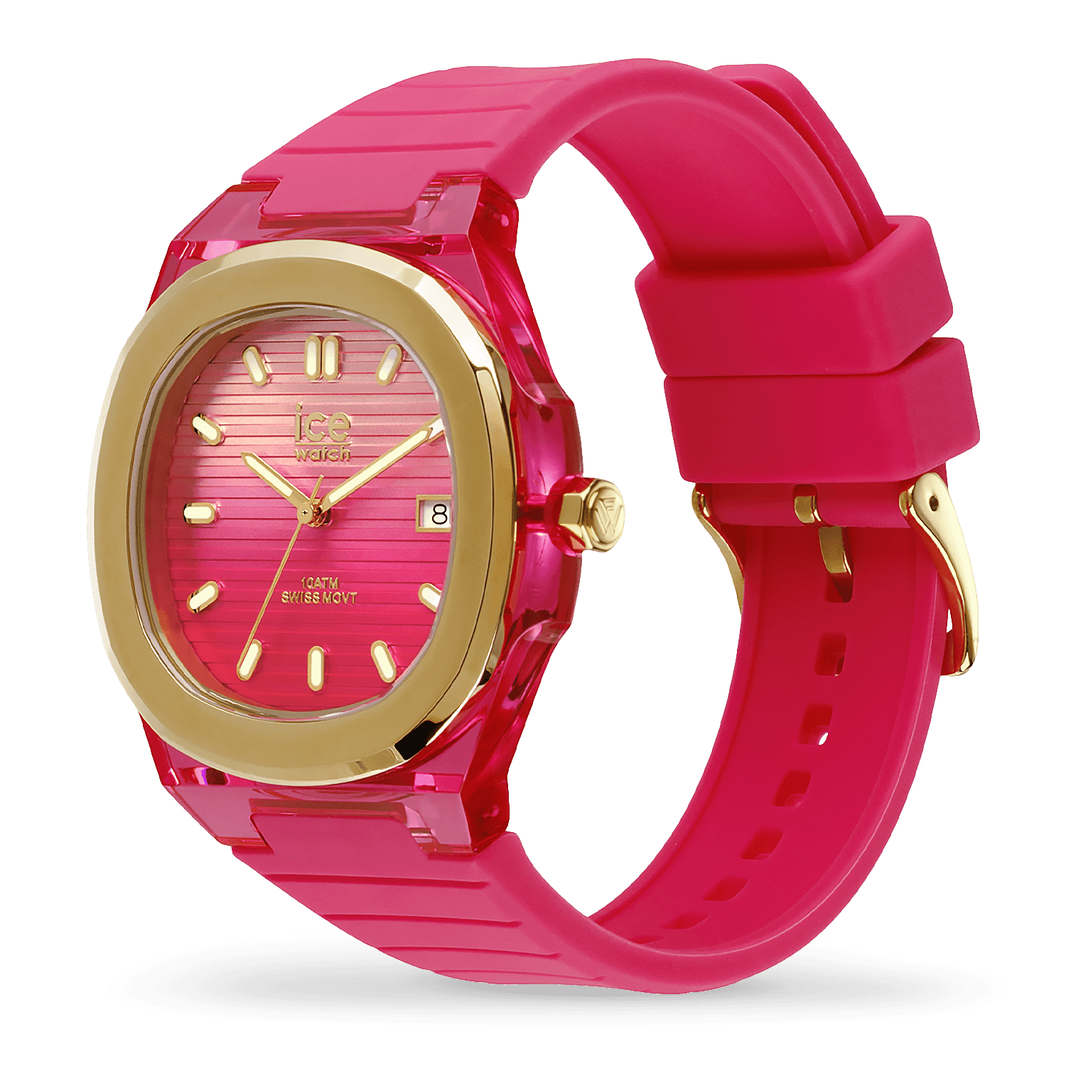 ice-watch-ice-power-pw7-montre-femme-silicone-rose-et-dor image 2