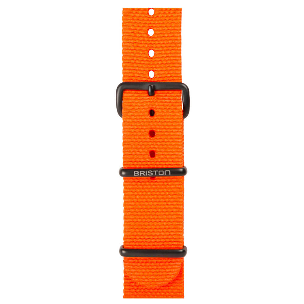 briston-clubmaster-classic-bracelet-type-nato-20-mm-orange image 2