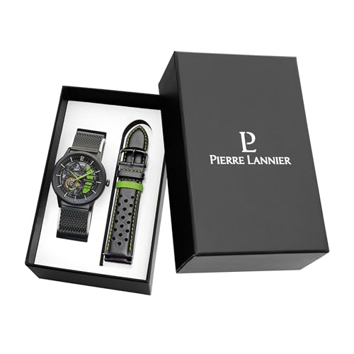 pierre-lannier-paddock-montre-automatique-homme-43-mm-bracelet-cuir image 8