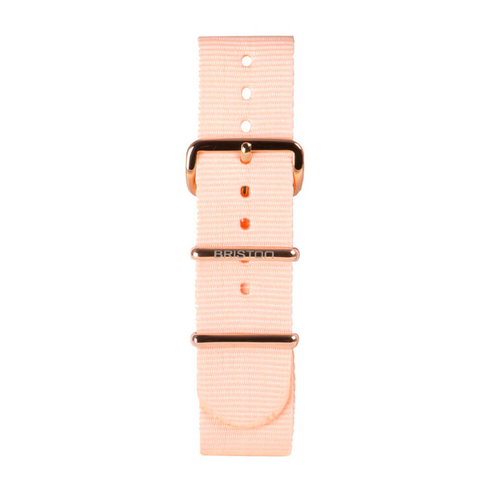 briston-clubmaster-classic-bracelet-nato-20-mm-rose-poudr image 2