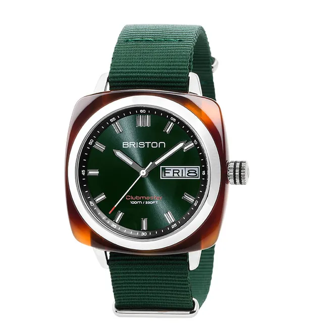 briston-clubmaster-sport-hms-42-mm-vert-anglais image 1