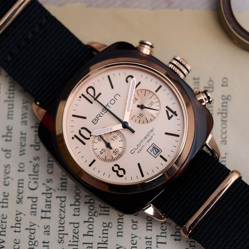 briston-clubmaster-classic-chronographe-40-mm-gold-or-rose image 2