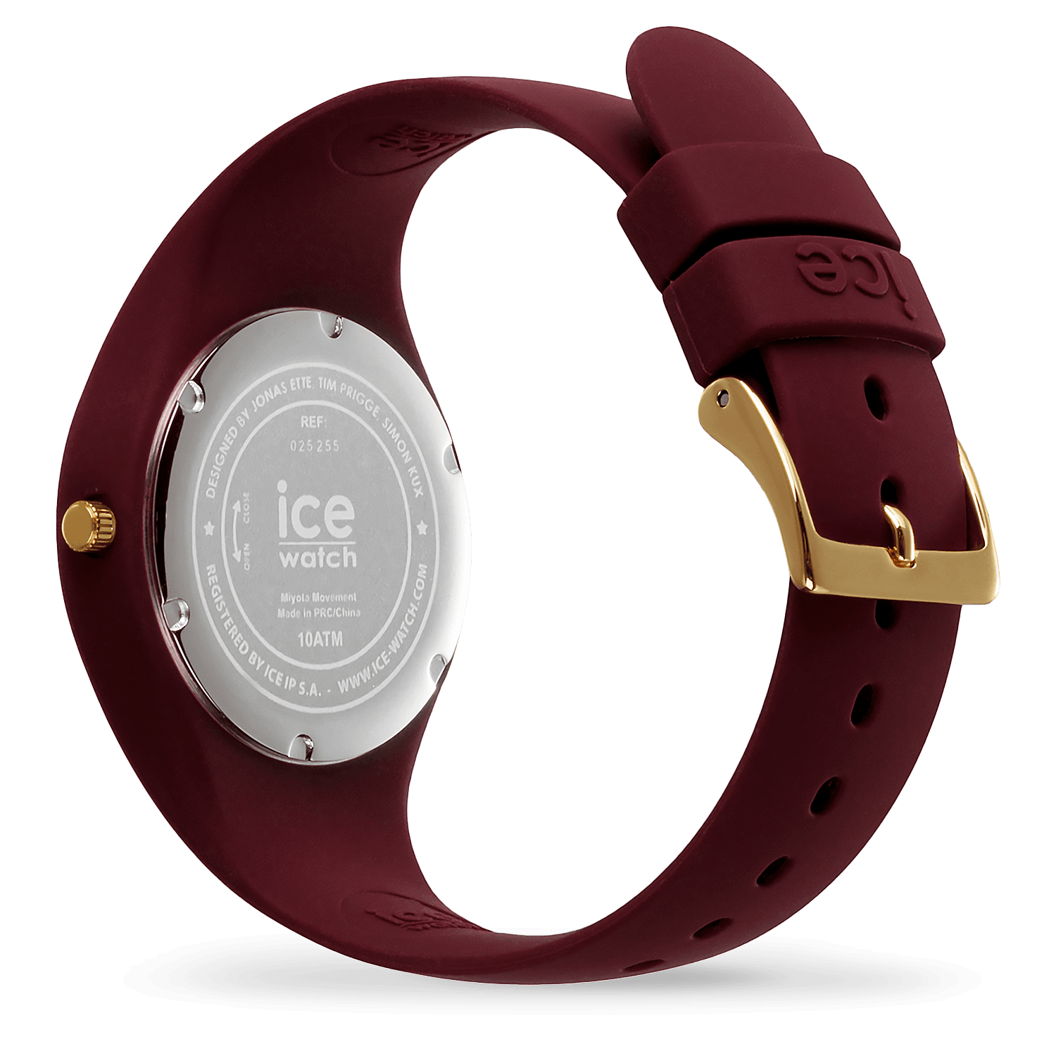 ice-watch-ice-champagne-cherry-montre-femme-silicone-dor image 4