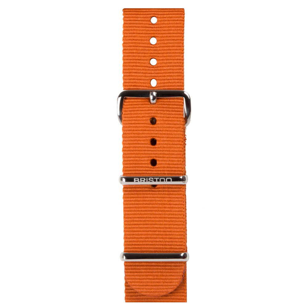 briston-bracelet-type-nato-20-mm-marron-fonc image 1
